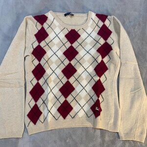 Burberry Argyle / Diamond Pattern Jumper